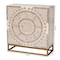 Baxton Studio Ercilia Modern Bohemian White and Rustic Brown Mother of Pearl Storage Cabinet 240-13470-ZORO - alternate 10